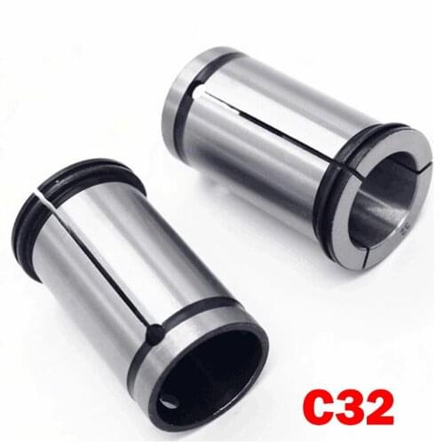 5/8 3/4 Inch Clamp Dia C32 Imperial British Standard CNC Milling Lathe Machine Tool Taper Holder Drill Chuck Spring Collet