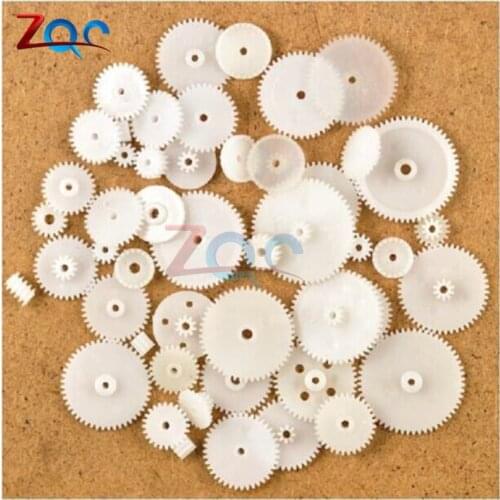 58 styles Plastic Gears Cog Wheels All The Module 0.5 Robot Parts DIY Necessary