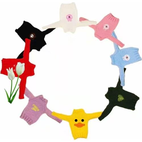 1/6 BJD Dolls Accessories Winter Long Sleeve Top Sweater for Barbie Clothes Outfits Knitwear Coat Dress Kid 11.5" Dollhouse Toy