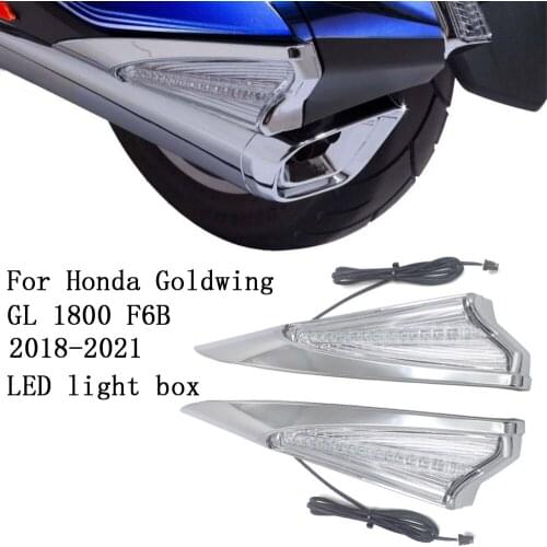 Motorbike Saddlebag Accent Swoop LED Lamp Case Without Turn Light Function For Honda Goldwing GL1800 & F6B 2018 2019 2020 2021