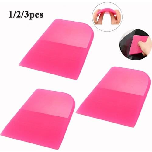 FOSHIO 1/2/3pcs PPF Vinyl Wrapping Tool Car Protective Film Pasting Scraper Window Tinting Stickers Remover Squeegee Water Wiper