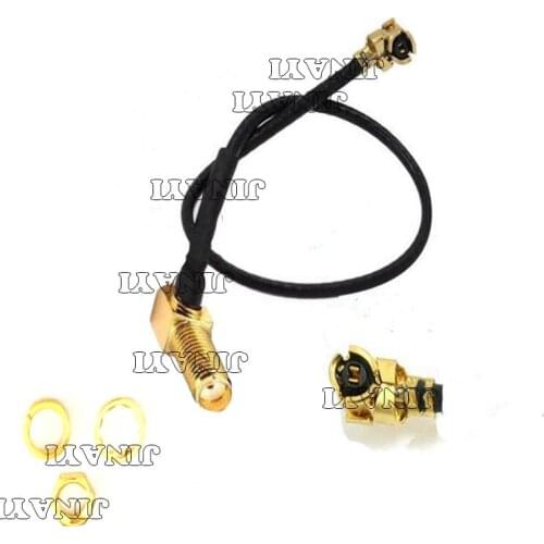 100pc 5CM 1.13 SMA Right Angle Female Jack to IPX u.fl IPEX Connector RF Pigtail Cable 1.13mm 10cm 20cm 50cm