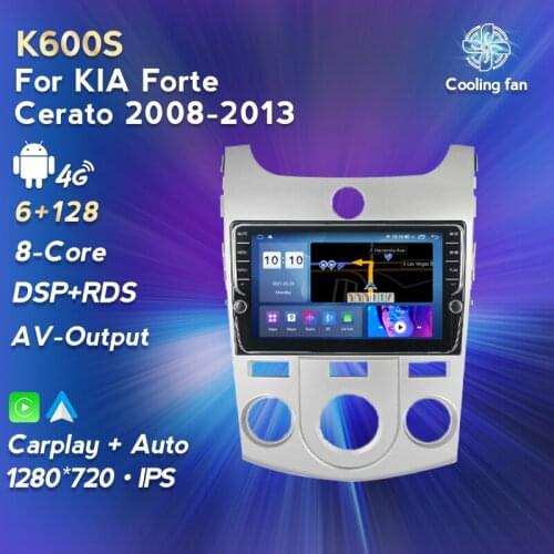 MEKEDE Plus For Kia Cerato 2 TD 2008-2013 Android 11 Car GPS Navigation Autoradio 1280*720 IPS Built-in Carplay Auto 2 din