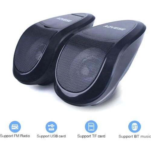 Motorcycle Audio Amplifier U Disk Stereo FM Radio With Light Multifunction Bluetooth Scooter Professional MP3 Player Speaker