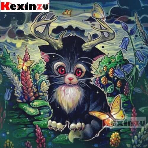 New product 5D DIY Full Square Drill new Diamond Painting"Horror animal"3D Embroidery Rhinestone Cross Stitch 5D Home Decor K#4