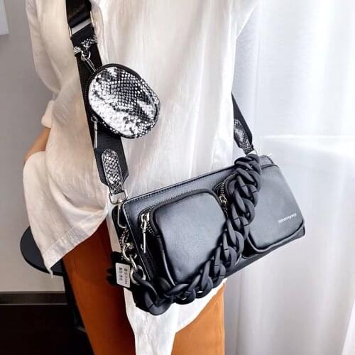 Luxury Handbags Women Bags Designer Leather Bag Ladies Handbag Shoulder Bag Fashion Metal Chain Small Square Bag Messenger Bag