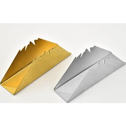 Nordic Table Napkin Paper Holder Stainless Steel Desktop Storage Paper Tower Holder Kitchen Table Accessory Home Decorations