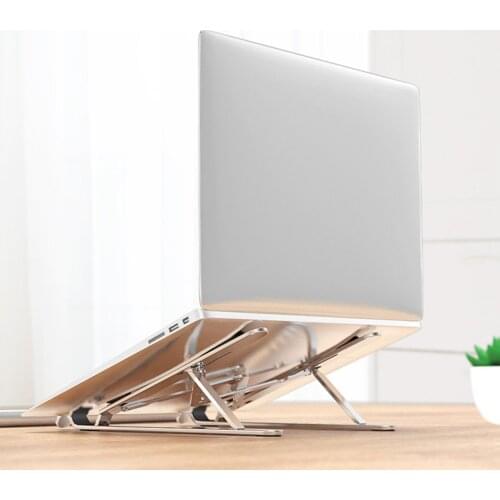 Foldable Adjustable Aluminum Alloy 11-17inch Laptop Heat Dissipation Bracket Laptop Stand