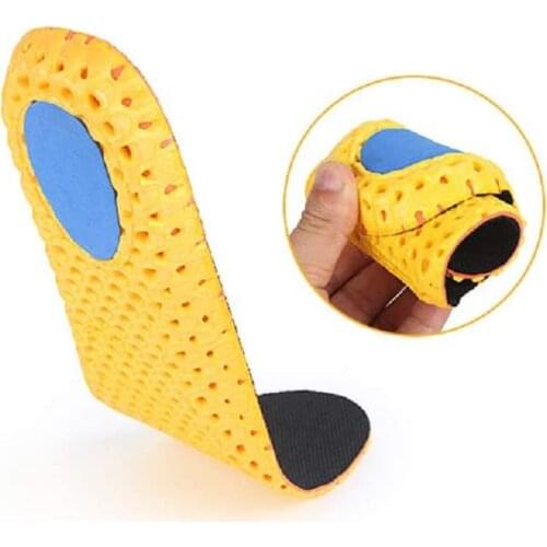 2PCS Sport Memory Foam Insoles Feet Man Women Orthopedic Insoles Pads Deodorant Breathable Cushion Running Pad Soles