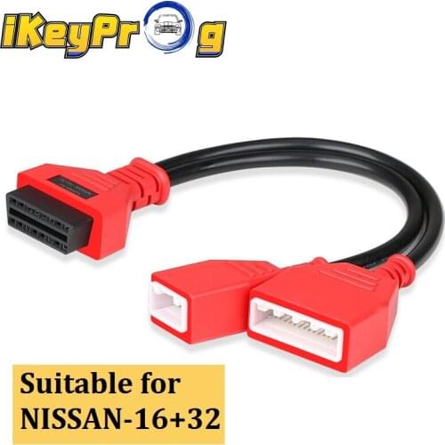 High Quality For Autel Maxisys MS908 MS908P for Nissan (B18) -16+32 Pin Male To OBD2 Cable