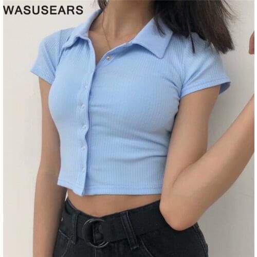 Женские короткие рубашки Wasusears China At AliExpress