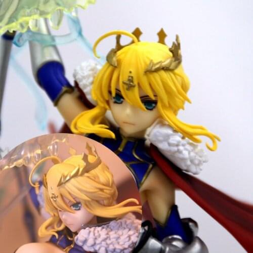45cm Fate Grand Order Lancer Altria Pendragon Naked Collection anime action figure Rsein Model toy Worth Collectable Toy