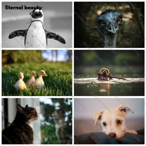 Diamond Painting Animals Crossing 5D Diy Pictures of Rhinestones Diamond Embroidery 3D Cross Stitch Kits Mosaic Paintings Gifts