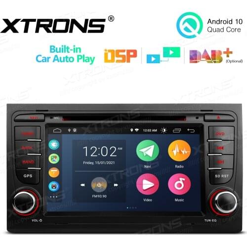 7" Android 10.0 OS Car DVD Multimedia System Player GPS Radio for Seat Exeo 2008-2013 with Built-in DSP & PIP Mode Enabled