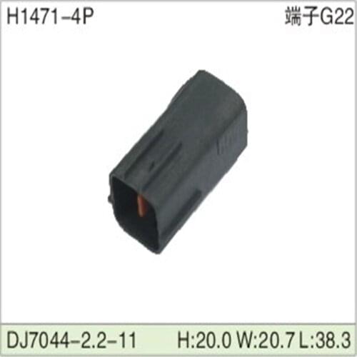 Free shipping 500pcs DJ7044-2.2-11 4Pin 2.2mm AMP Car Electrical Wire Connectors for VW,BMW,Audi,Toyota,NISSAN AND other