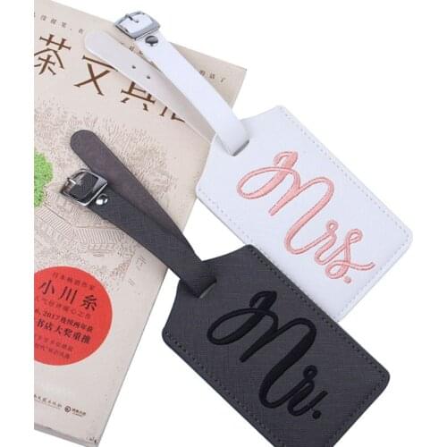 Mr Mrs Luggage Tag Travel Suitcase Tags Name Phone Address Label Identifier Wedding Bridal Gift