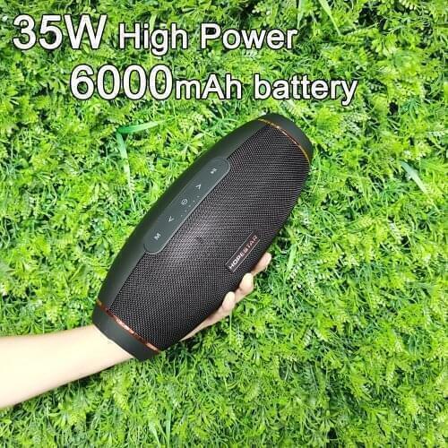 HOPESTAR H20 35W High Power Caixa De Som Bluetooth Speakers Portable Big Soundbar Charge Boombox Original Support Computer