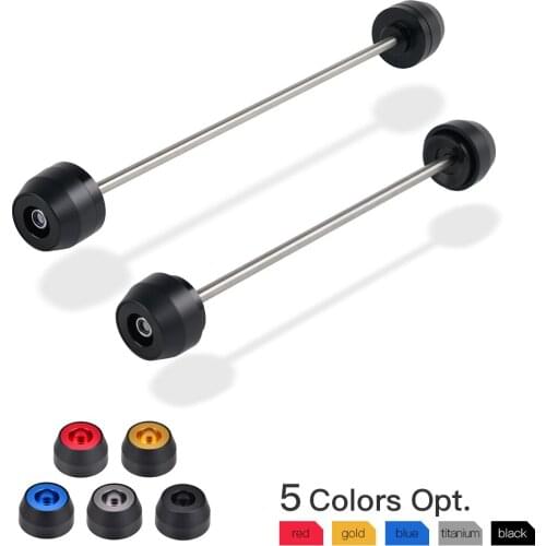 CNC Motorcycle Front Rear Axle Sliders Protector For BMW S 1000 XR 2015 2016 2017 2018 2019 Aluminum Delrin