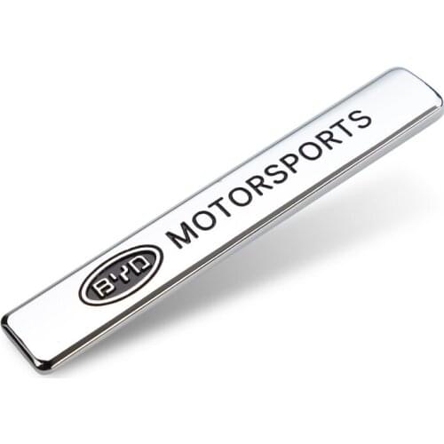 For BYD I3 S7 G3 F3 S6 F0 E5 B Auto Fender Leaf Board Side Standard Decorative Stickers 1Pcs/set Car Goods Accessories Styling