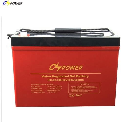 Long Life Span Deep Cycle Solar Gel Battery 12V 100Ah for home solar system