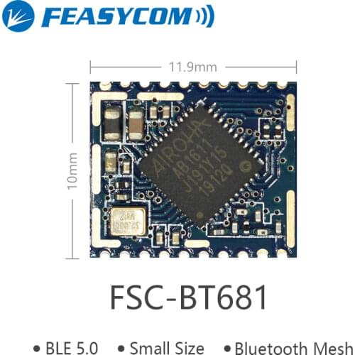 FEASYCOM Economical Bluetooth 5.0 Module Mini Wireless BLE Module for Iot Mesh Data Transmission