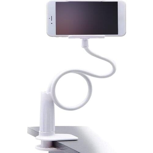 Grip Flexible Long Arm Gooseneck Bracket Mount Clamp Compatible with All Phones iPad Tablet Laptop Used for bed desktop