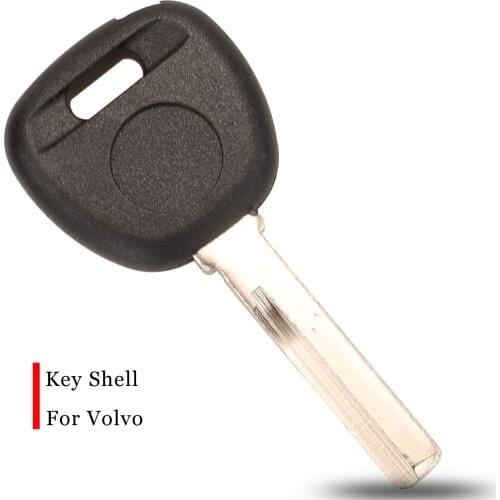 Jingyuqin Replacement Key Shell Cover For Volvo S40 V40 S60 S80 XC70 No Transponder Chips Original Case With Red Plug