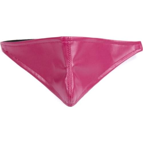 Leather Stretch Piece Red Pink Mask Blindfolded Couples Sex Toys Blindfold Couple Props