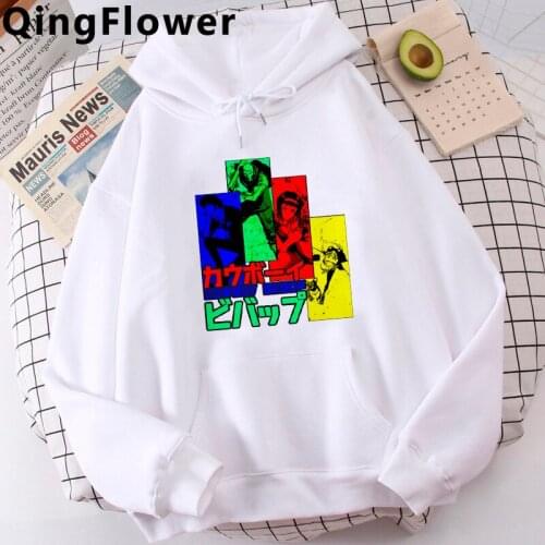 Anime Cowboy Bebop hoodies men graphic harajuku Oversized 2021 male sweatshirts pullover printed harajuku