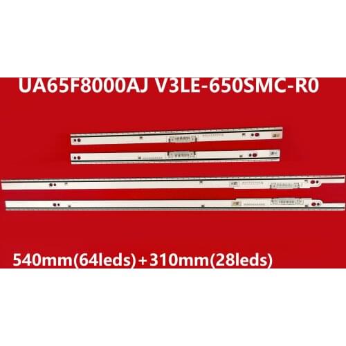 New 4pcs/set LED backlight strip for Sam sung UA65F8000AJ BN96-28865A BN96-28866A BN96-28867A BN96-28868A CY-KF650DSLV1H