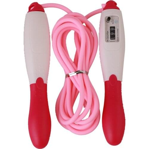 New Adjustable Fast Speed Jump Ropes With Counter Sports Fitness Crossfit Counting Jump Skip Rope Skipping Wire Calories