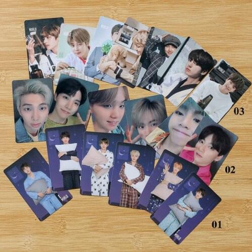 New South Korean Groups Kpop Bangtan Boys Pajamas Photo Cards Album LOMO Cards Double Sizes Clearly Premium Photos Hot Sale