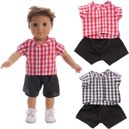 New Casual Suit Fit 18 Inch American 43cm Baby Doll Clothes Accessories,Girls Toys,Generation,Birthday Gift