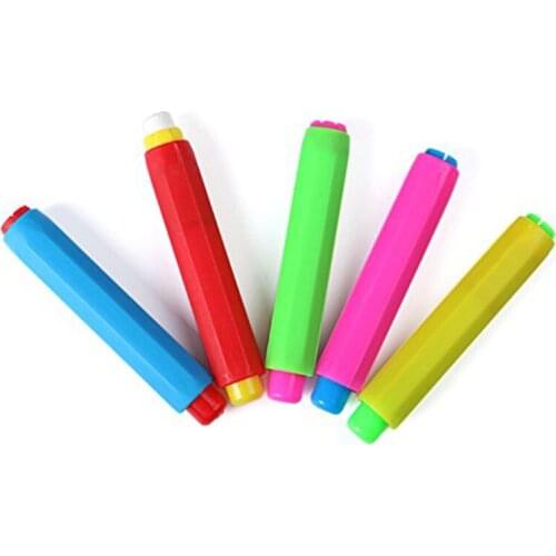 PPYY-5X Chalk Holder Case Cover for Plastic School Adjustable Replacement Chalk Cover color random