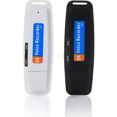 Professional U-Disk Digital Audio Recorder USB Flash Card USB Voice Recorder Pen Mini Dictaphone Up to 32GB