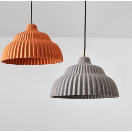 Industrial pendant light Dining Room E27 design Nordic modern cement light minimalist Vintage Kitchen island loft pendant light