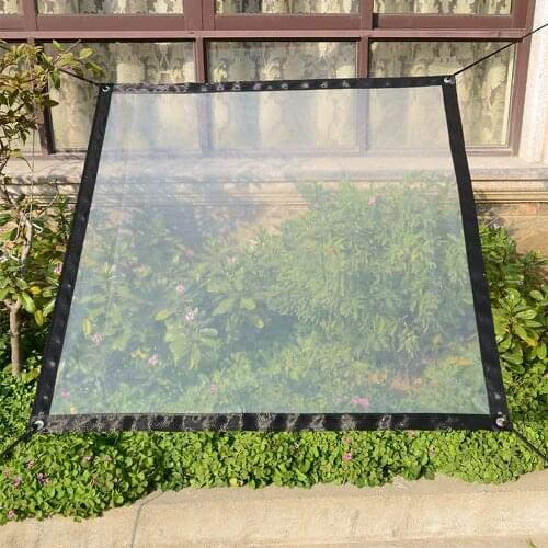 Transparent Tarpaulin PE Film Canopy Bird Proof Windshield Garden Balcony Greenhouse Succulent Plant Keep Warm Waterproof Cloth