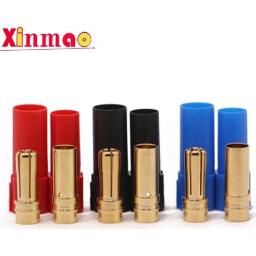 1 set XT150 6mm 120A High Current Bullet Connector Adapter Plug Male Female for RC Model Helicopter Airplane Drone Lipo Battery