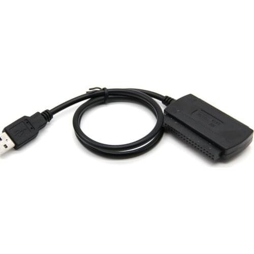 High Quality 1pcs USB 2.0 to IDE SATA Converter Adapter Cable for 2.5 3.5 Hard Drive Disk HDD for PC Laptop