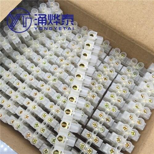 YYT 5PCS 10A FIXED TERMINAL BLOCKS terminal block plastic terminals wire connectors