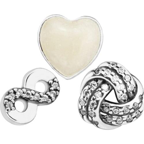 Female Papular Jewelry Infinite Love Petites Locket Charm Fits Locket Necklace & Pendant Sterling Silver Jewelry Charms