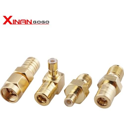 1pcs SMA to SMB Plug & Female Jack SMB Connector RF Coaxail Adapter Gold-plated SMB Male to Female
