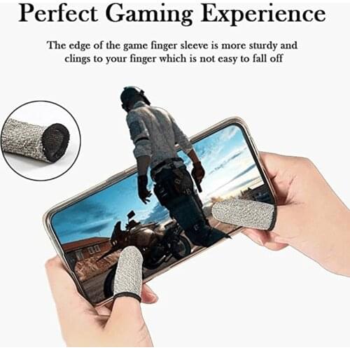 10pcs Mobile Gaming Controller Finger Sleeve Non Slip Sweatproof Touching Screen Finger Cover for Playing Games GDeals