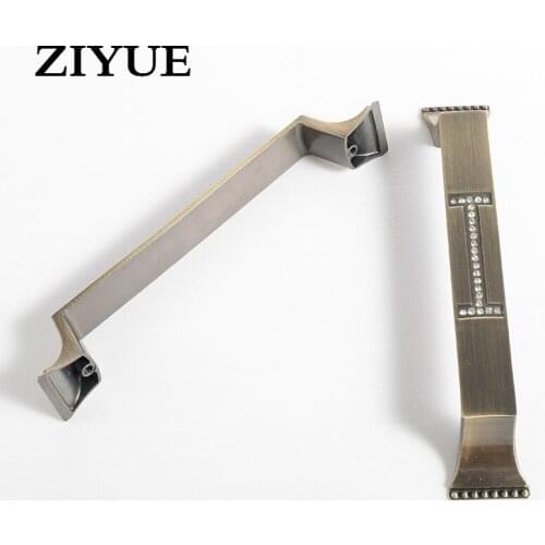 2PCS/Lot Free Shipping Antique Bronze Diamond Diamond Handle Handle Retro Furniture Hardware Cabinet Door Handle