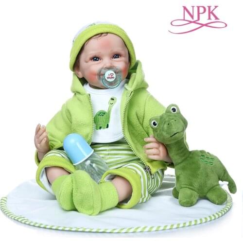 55CM lifelike bebe doll reborn baby realistic silicone soft touch cuddly baby hand rooted hair adorable real newborn baby size