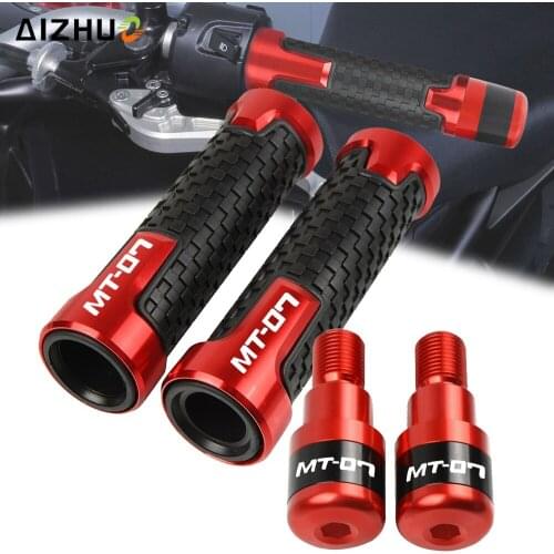 Motorcycle Accessories Handlebar Grips Handle Bar Cap End Plug For Yamaha MT07 MT 07 MT-07 2014-2021 2015 2016 2017 2018 2019