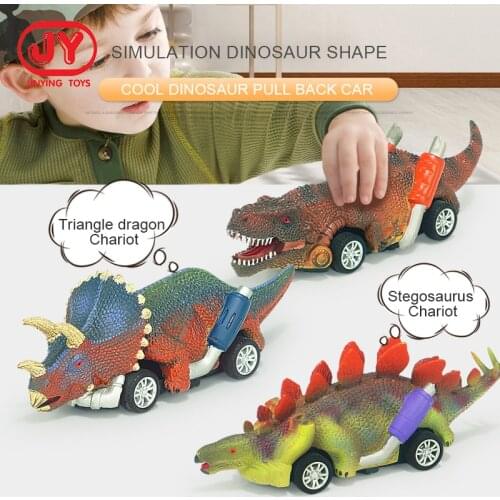 6 Pcs Pull Back Dinosaur Cars Toys For Children Dinosaur Roadster Party Favors Race Go-Kart Sports Games Kids Toys Boys Gifts