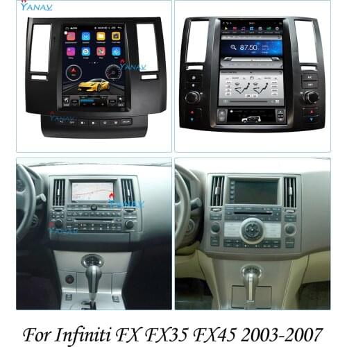 Android Tesla Vertical Screen Car Radio For Infiniti FX35 FX45 2004-2010 Car DVD Player Auto Stereo GPS Navigation Head Unit