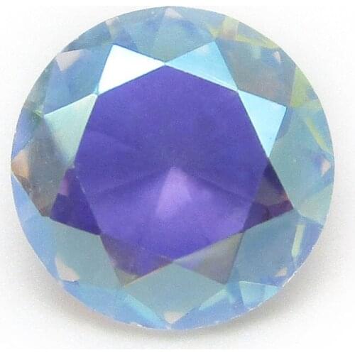 Free Shipping AB Color Synthetic Loose Gemstone Lab Created Round Shape 2mm-15mm Glass Stone Wholesale Price