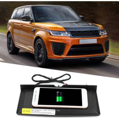 15W Wireless Charging Pad Phone Charger Tray Fit for Range Rover Sport 2014 2015 2016 2017 2018 Car Accessories